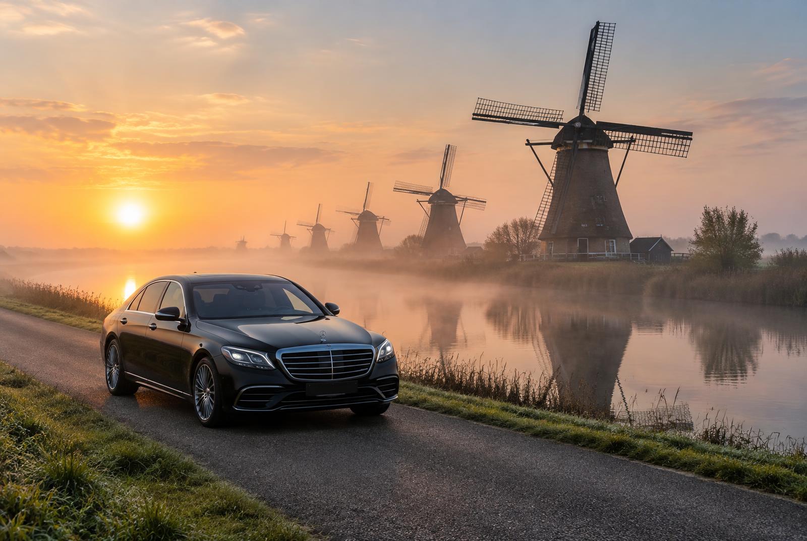 Kinderdijk — Mercedes S-Class